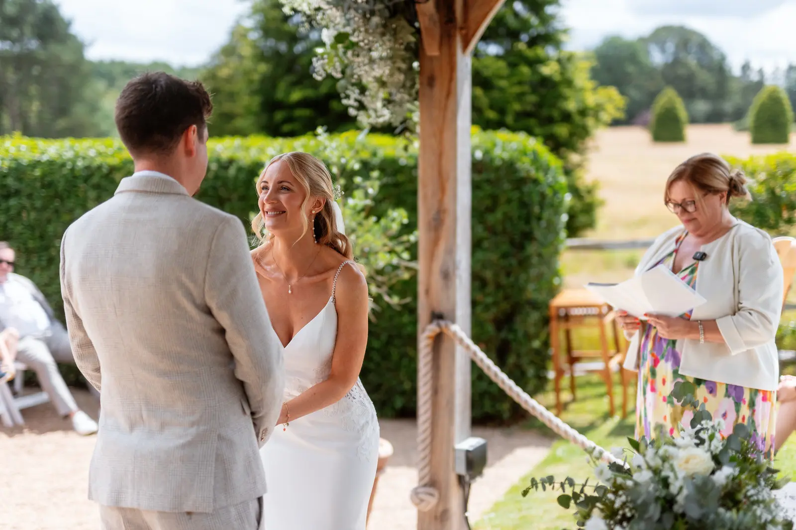 Brookfield Barn wedding ceremony registrar