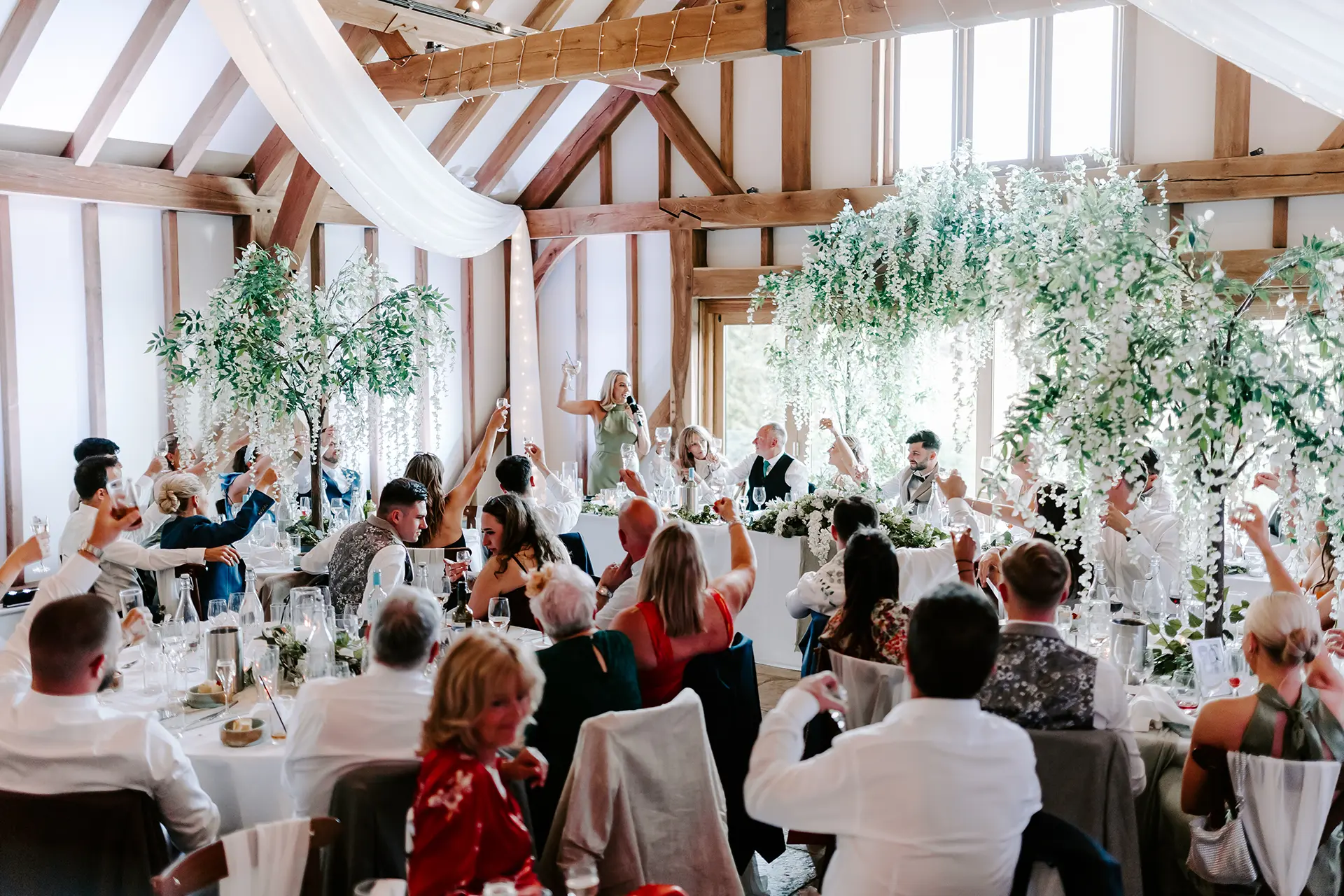 Brookfield Barn wedding breakfast speeches