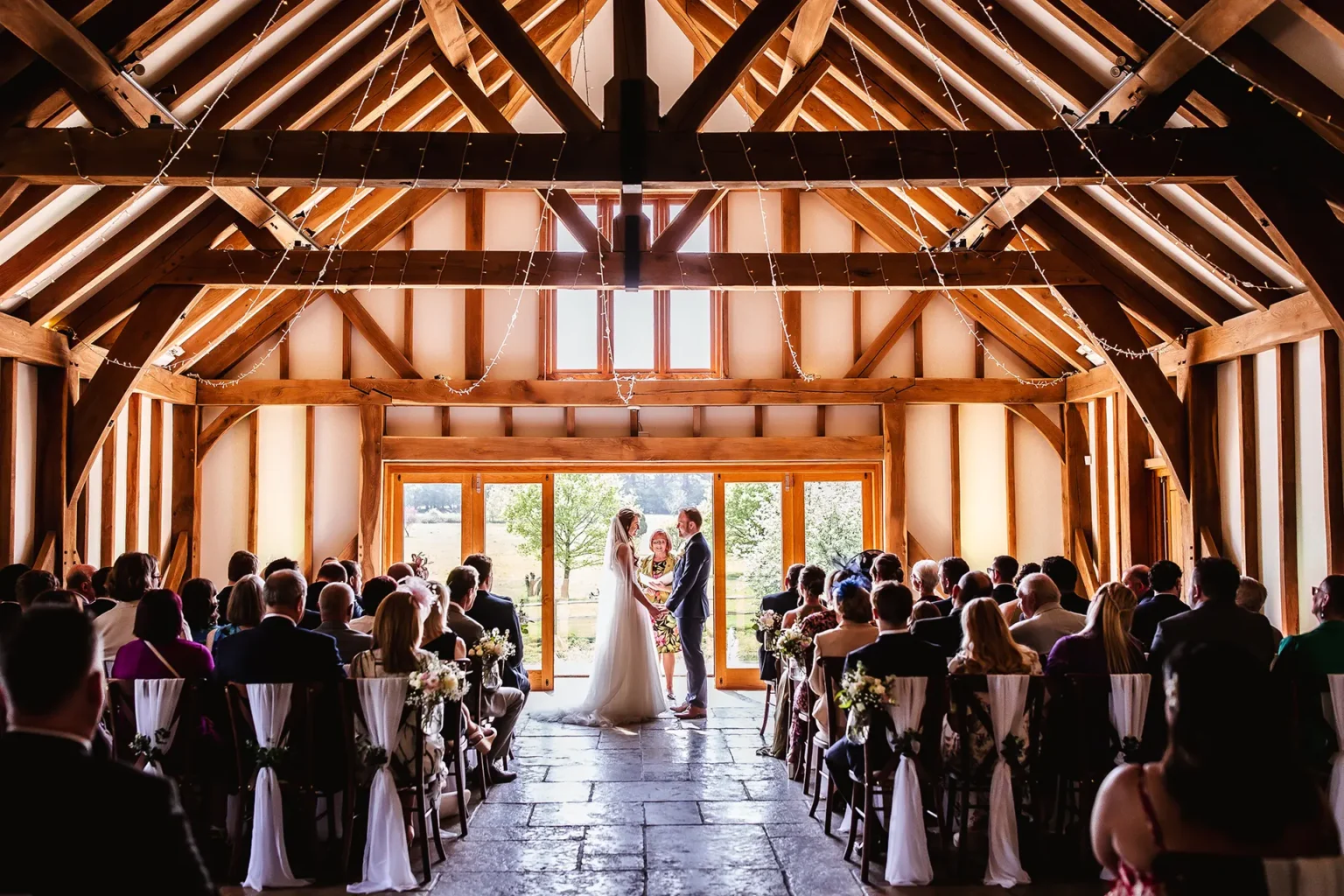 Brookfield Barn wedding ceremony